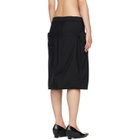 HODAKOVA Black ISO Layered Midi Skirt