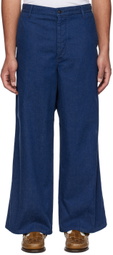 Kuro Indigo Crossed Jeans