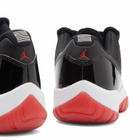 Air Jordan 11 Retro Low in Black/Red/White