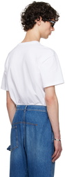 JW Anderson White Anchor Patch T-Shirt