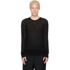 Rick Owens Black Tower Basic LS T-shirt
