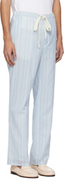 AURALEE Blue Hard Twist Trousers