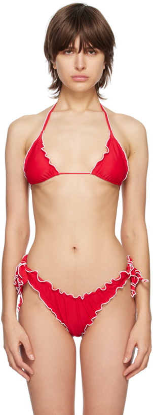 Photo: Poster Girl Red Loni Bikini Top