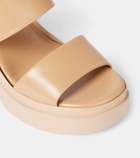 Clergerie Next leather platform sandals
