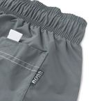 Hugo Boss - Mid-Length Swim Shorts - Gray