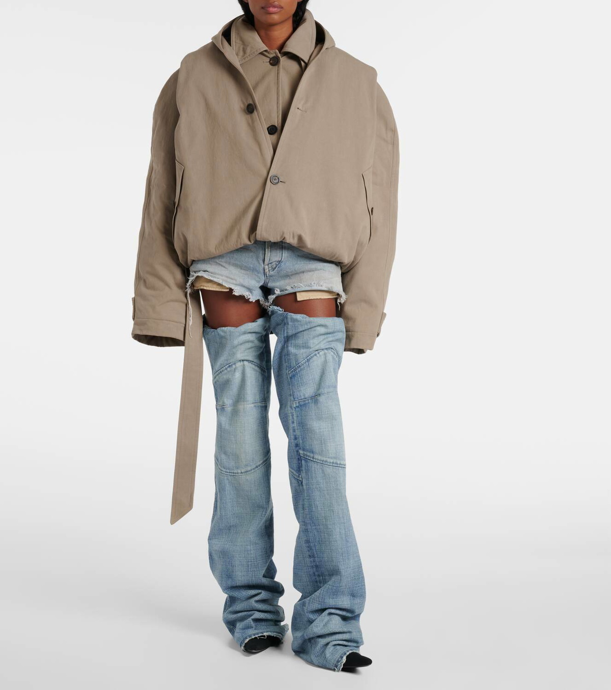 *BALENCIAGA* Pantaboots New Flex 90 デニムブーツ Balenciaga New Flex 90 denim pantaboots Balenciaga
