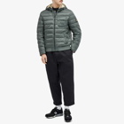 Belstaff Men's Streamline Down Filled Nylon Jacket in Dark Mineral Green/Shell