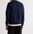 Loewe - Logo-Embroidered Loopback Cotton-Jersey Sweatshirt - Blue