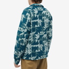 Columbia Men's Fast Trek™ Printed Half Zip Fleece in Night Wave Quilted Print
