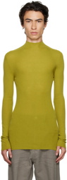 Rick Owens Green Lupetto Sweater