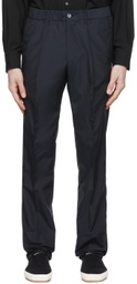 Ring Jacket Navy Wool Trousers