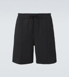 Valentino Cotton-blend jersey shorts