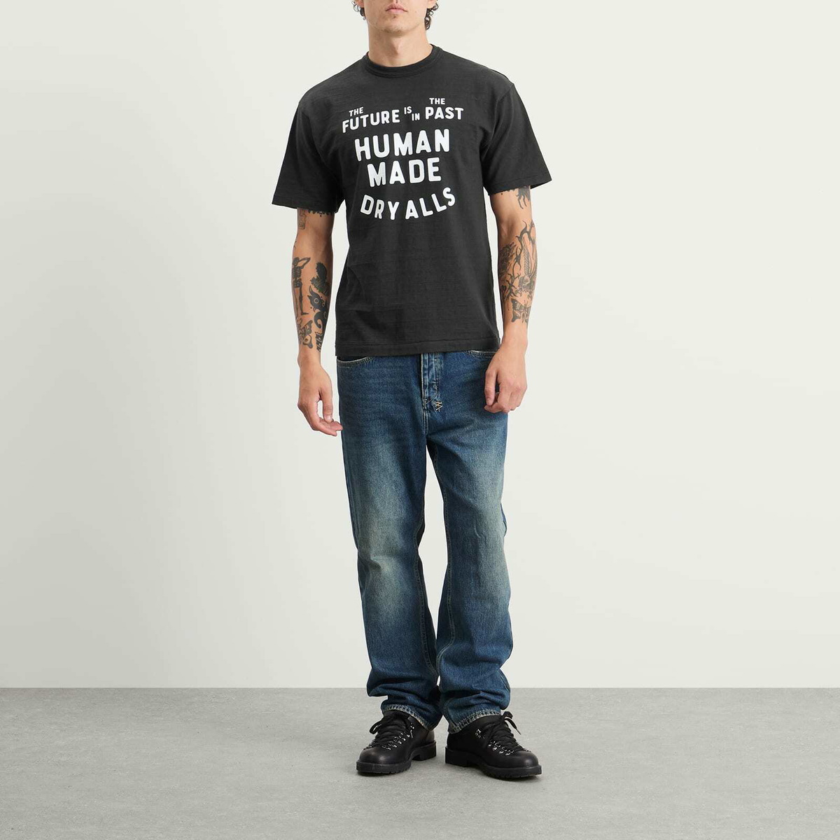 Human Made Men's Future Past T-Shirt in Black Human Made