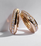 Ananya Chakra Icon 18kt gold earrings with diamonds