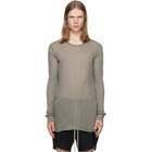 Rick Owens Taupe Tower Basic LS T-shirt