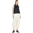 Loulou de Saison Black Gema Sleeveless Silk Top
