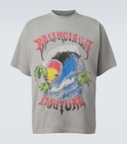 Balenciaga Printed cotton jersey T-shirt
