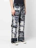 NAHMIAS - Tie-dye Print Baggy Cotton Trousers