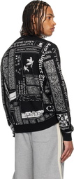 Palm Angels Black LA Times Edition Sweater