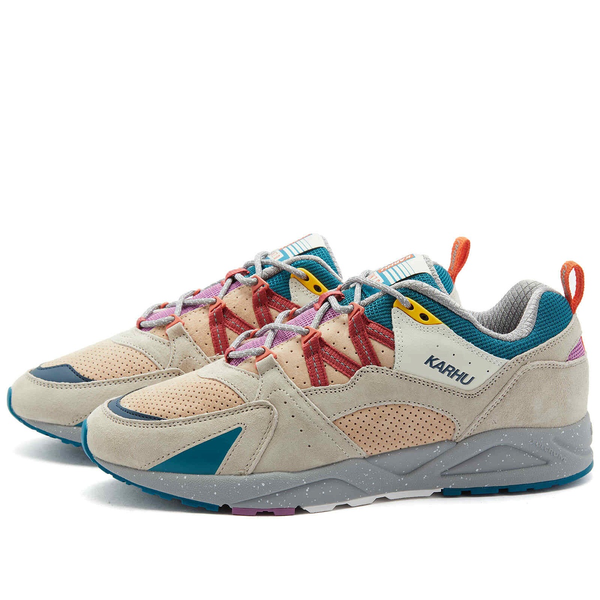 Photo: Karhu Men's Fusion 2.0 Sneakers in Silver Lining/Mineral Red