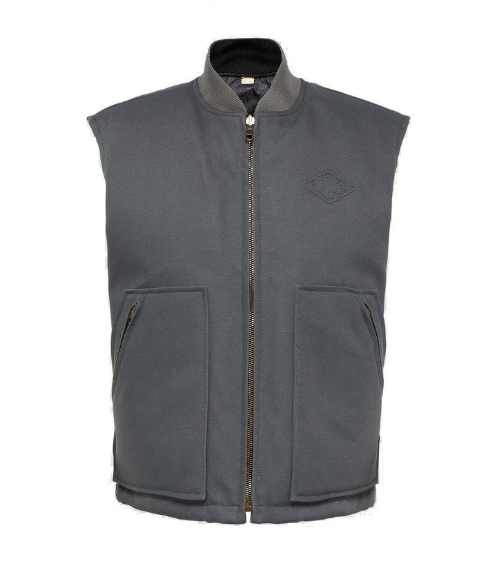 Photo: Gucci Reversible cotton canvas down vest
