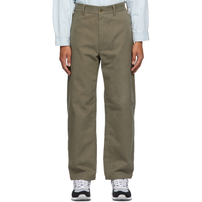 Photo: 4SDESIGNS Green Heavy Twill Everyday Trousers