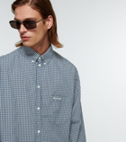 Balenciaga - Checked cotton shirt