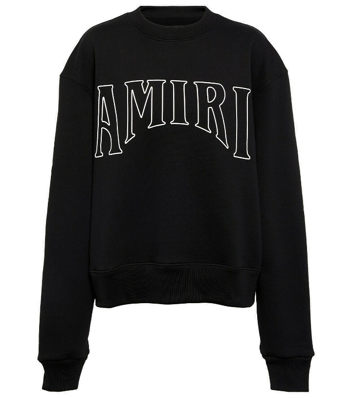 Photo: Amiri - Logo cotton jersey sweatshirt
