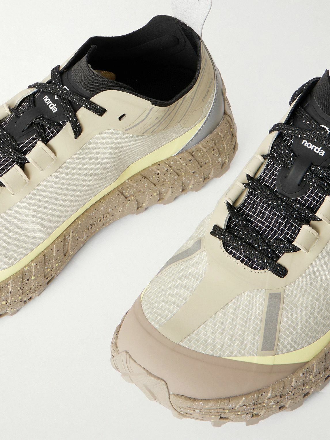 norda - 001A Rubber-Trimmed Dyneema® Running Sneakers - Neutrals
