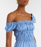 Altuzarra Striped cotton midi dress