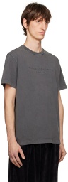 Alexander Wang Gray Embossed T-Shirt