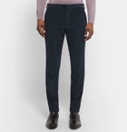 Paul Smith - Navy Slim-Fit Cotton and Cashmere-Blend Corduroy Suit Trousers - Navy