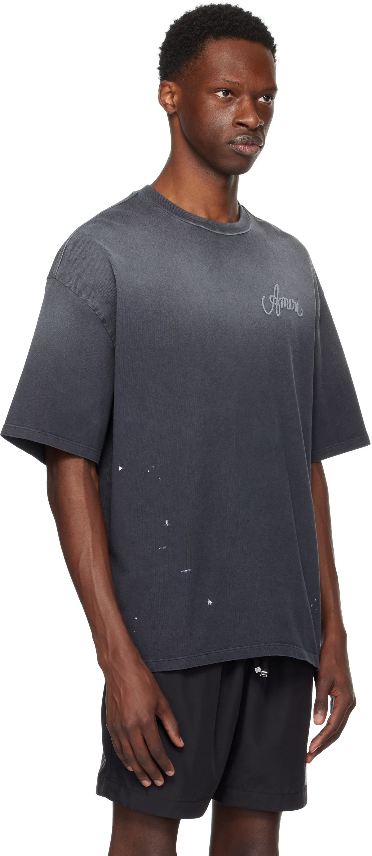 【AMIRI】関税込★design studio t-shirt AMIRI Gray 'AMIRI Design Studio' T-shirt Amiri
