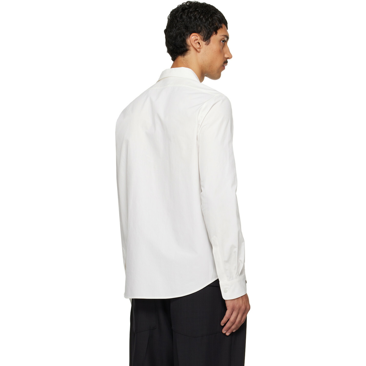 Jil Sander Off-White Camp Collar Shirt