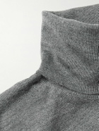 Zegna - Cashmere and Silk-Blend Rollneck Sweater - Gray