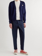 Maison Kitsuné - Slim-Fit Tapered Twill Trousers - Blue