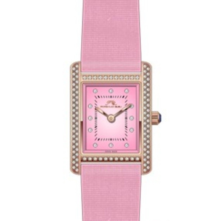 Photo: Porsamo Bleu Karolina Quartz Diamond Pink Dial Ladies Watch 1085DKAL