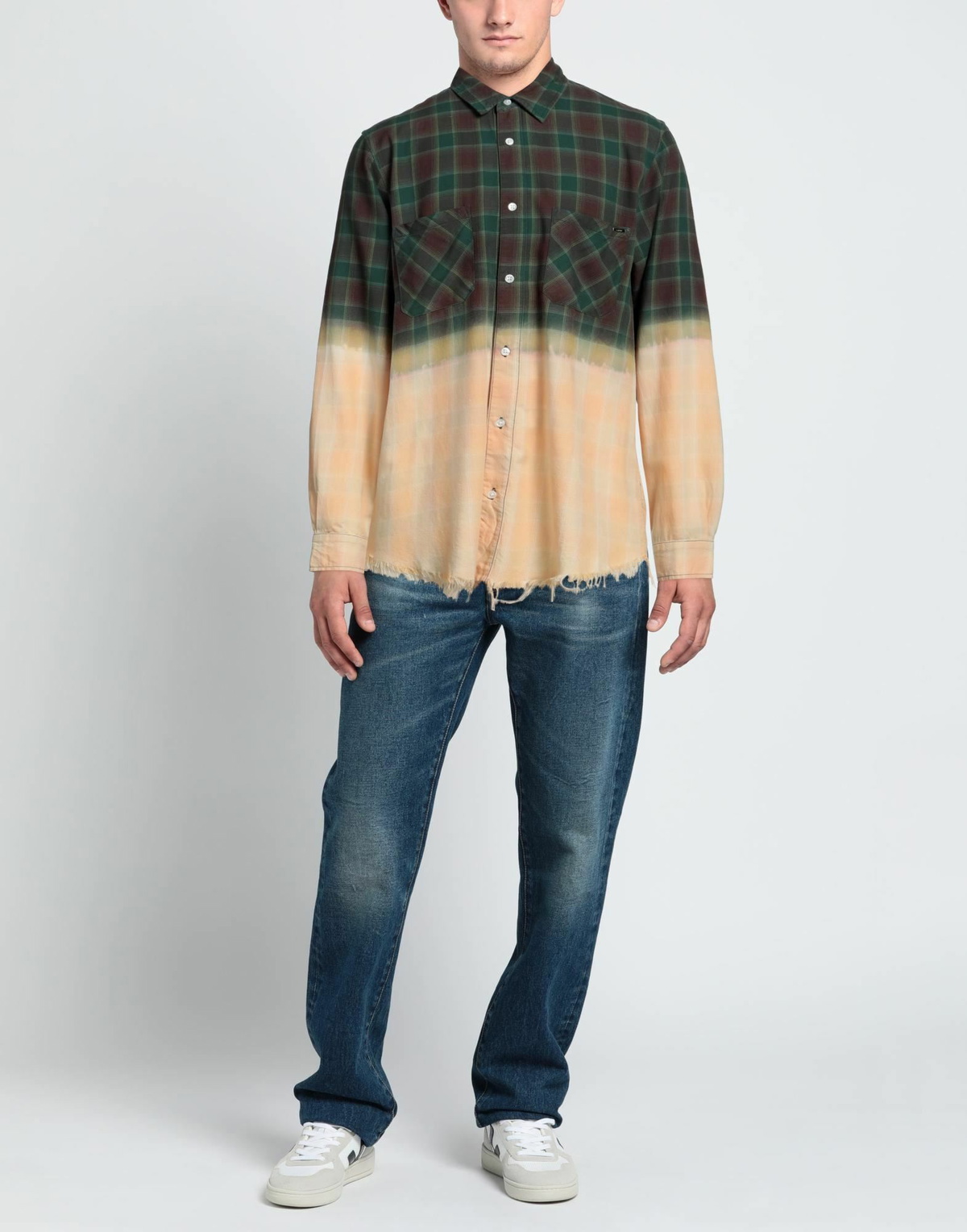 Amiri Mens Shirt Dark in Green