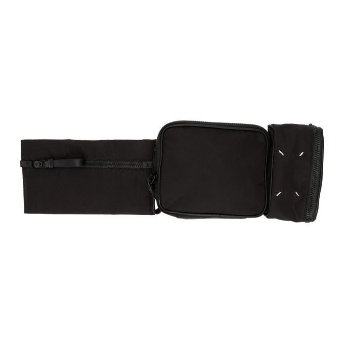 Photo: Maison Margiela Black Multi Pouch Belt Bag