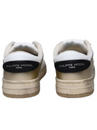 Philippe Model Lion Sneakers In Two-tone Polyurethane Blend
