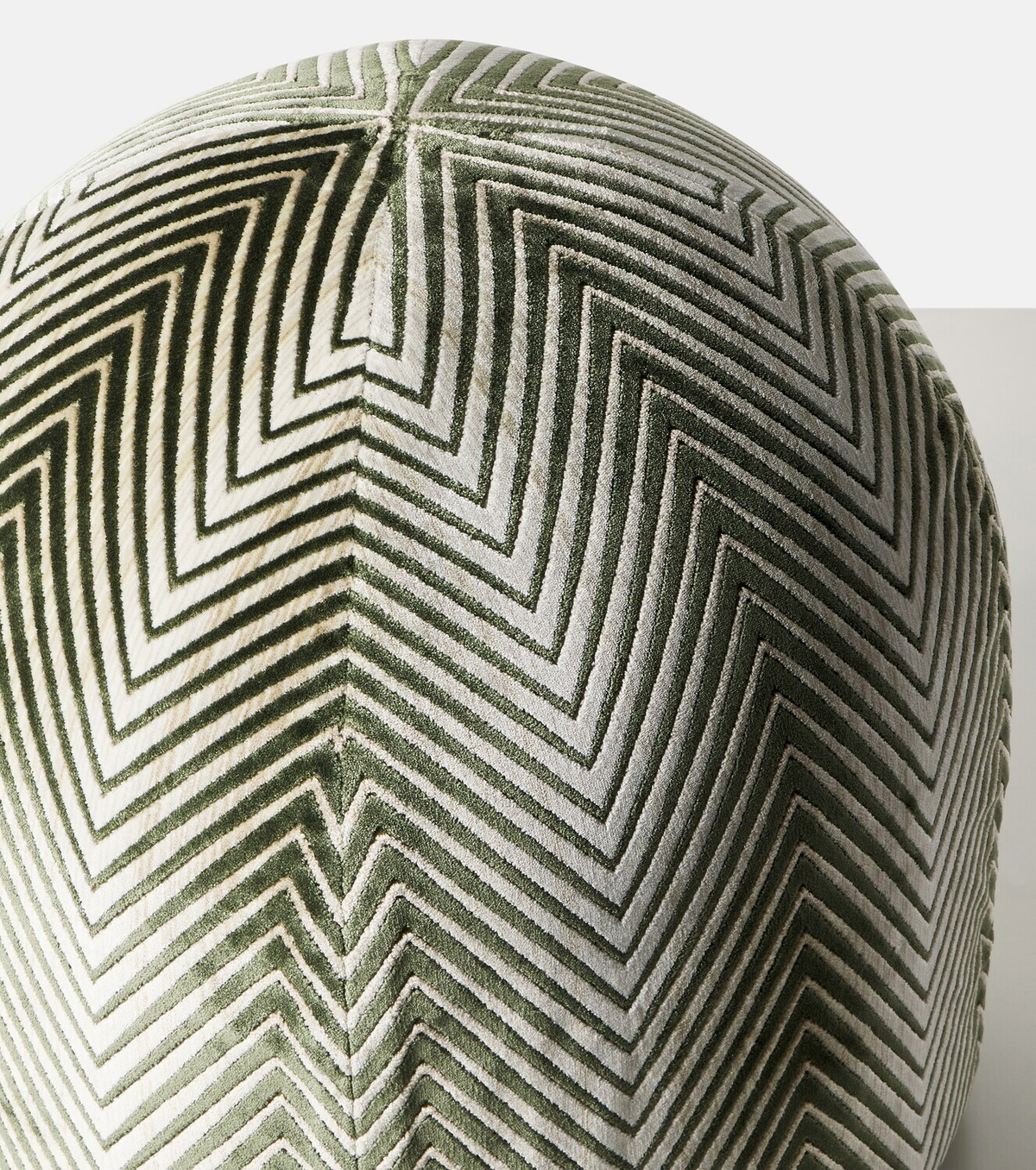 Missoni Ziggy velvet pouf