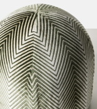 Missoni Ziggy velvet pouf