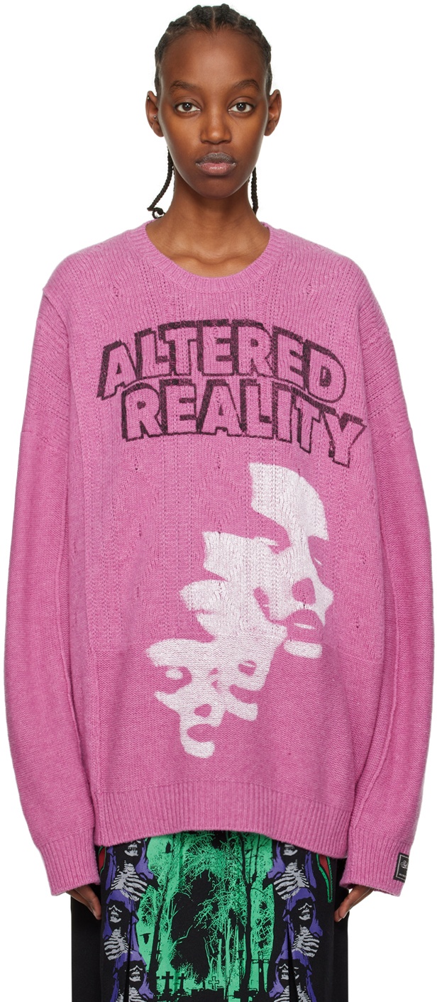 Photo: Raf Simons Pink 'Altered Reality' Sweater