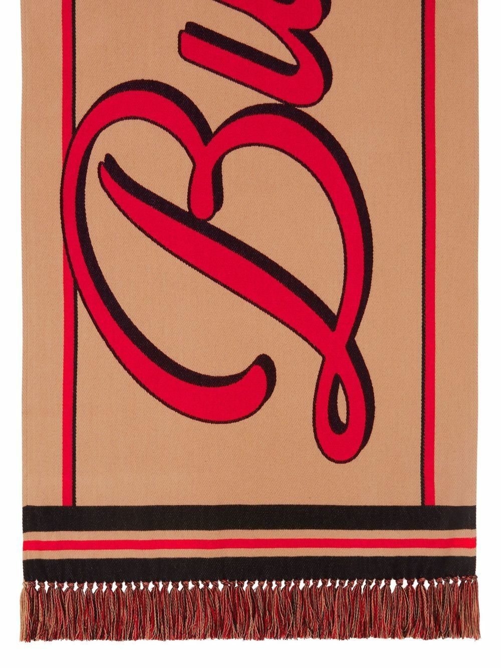 BURBERRY Logo Cotton Scarf Burberry