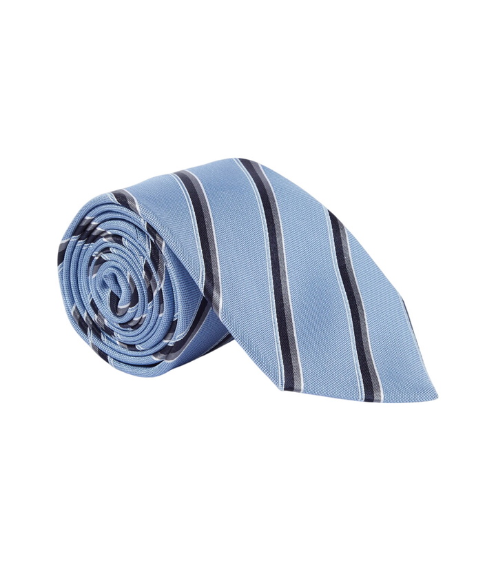Photo: Canali Striped silk tie