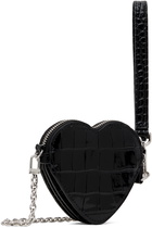 Vivienne Westwood Black Heart Wristlet Pouch