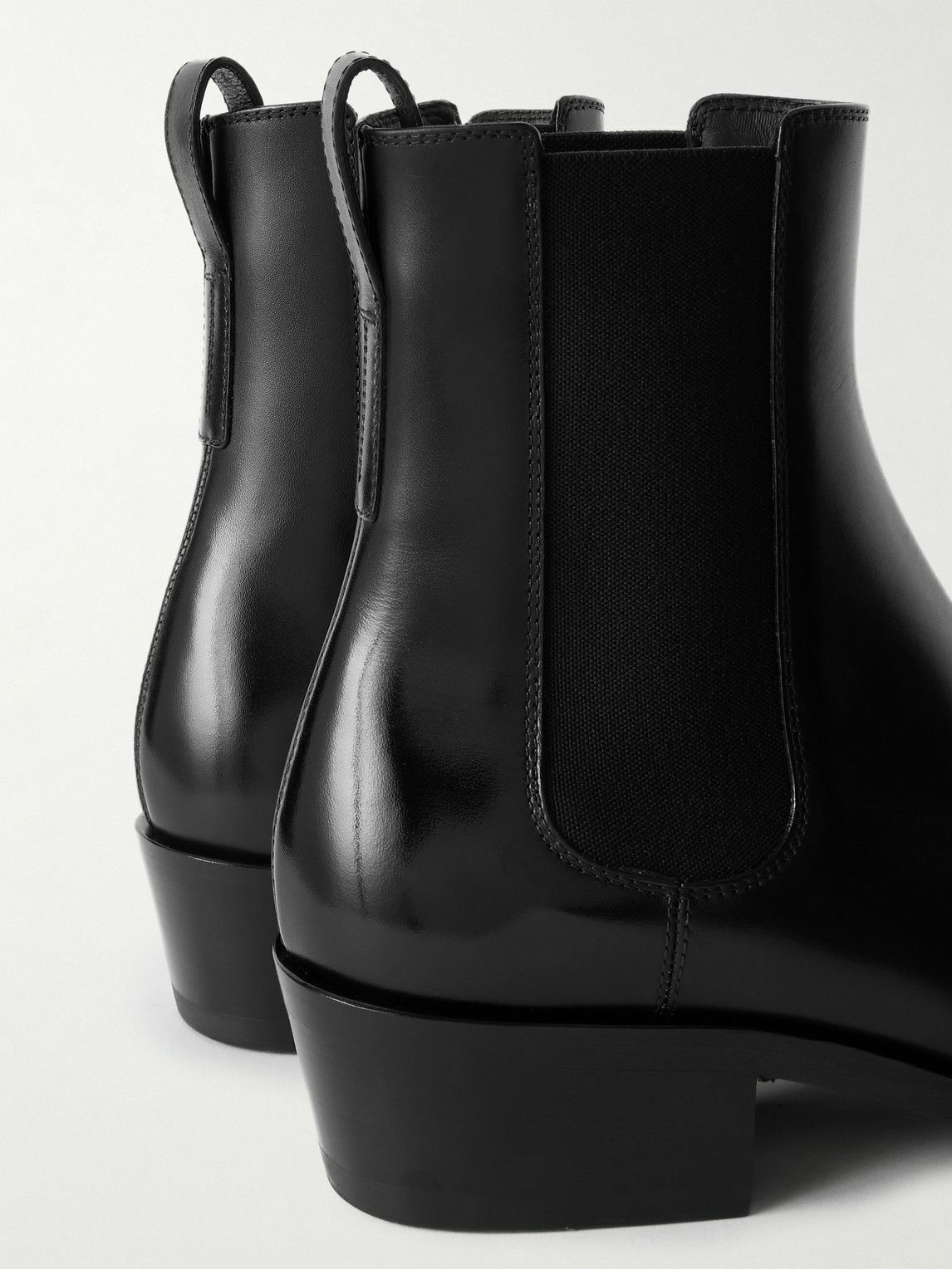 TOM FORD - Leather Chelsea Boots - Black