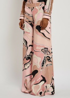 Pucci Orchidee Printed Silk-twill Trousers Multi Print