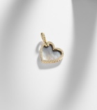 David Yurman DY Elements® Heart 18kt gold (750/1000) pendant with diamonds and pearl