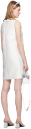 Versace White Crystal Minidress